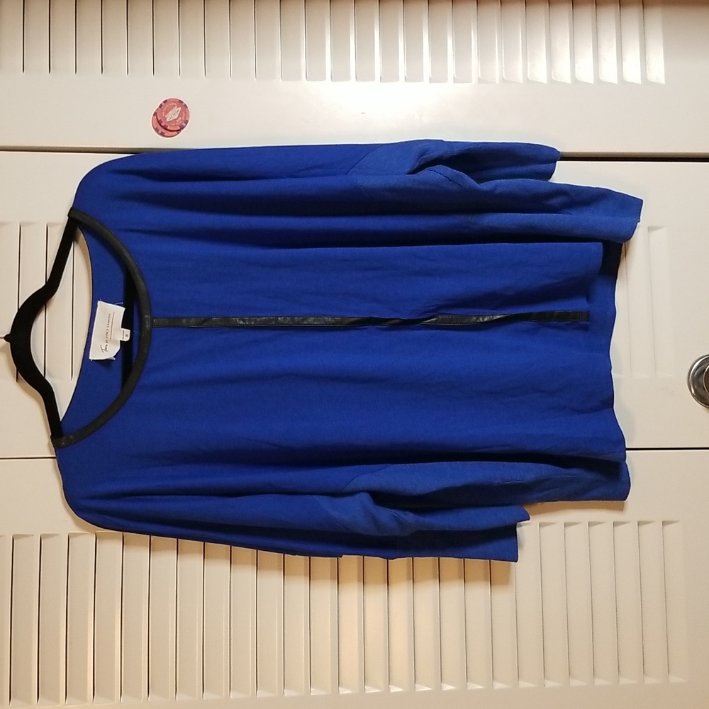 Two by Vince Camuto blue batwing top